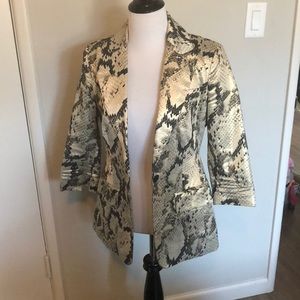 Snakeskin Blazer (Bebe)